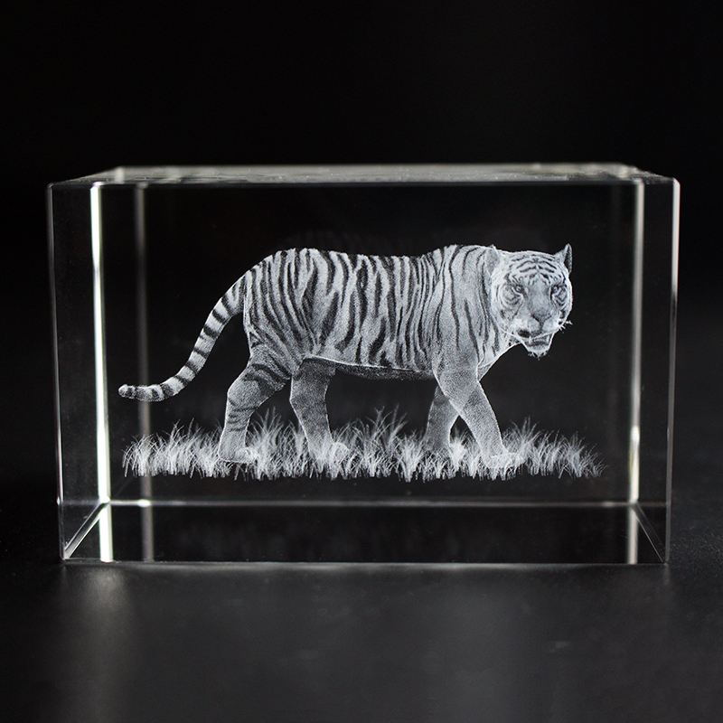 K9 Crystal Tiger Model Statue  – обзор и цена Paper Weight Crystal