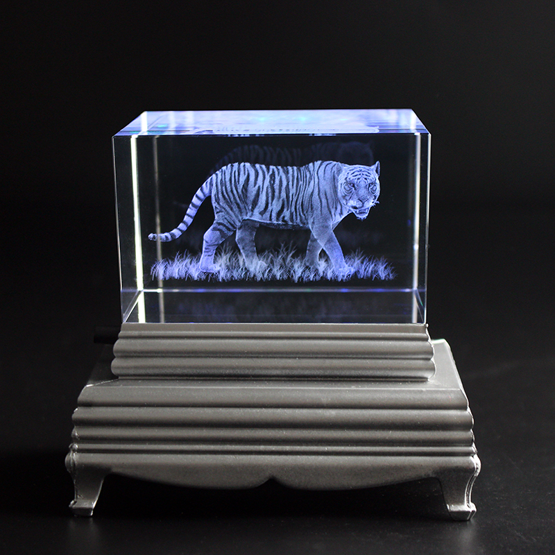 K9 Crystal Tiger Model Statue  – обзор и цена Paper Weight Crystal