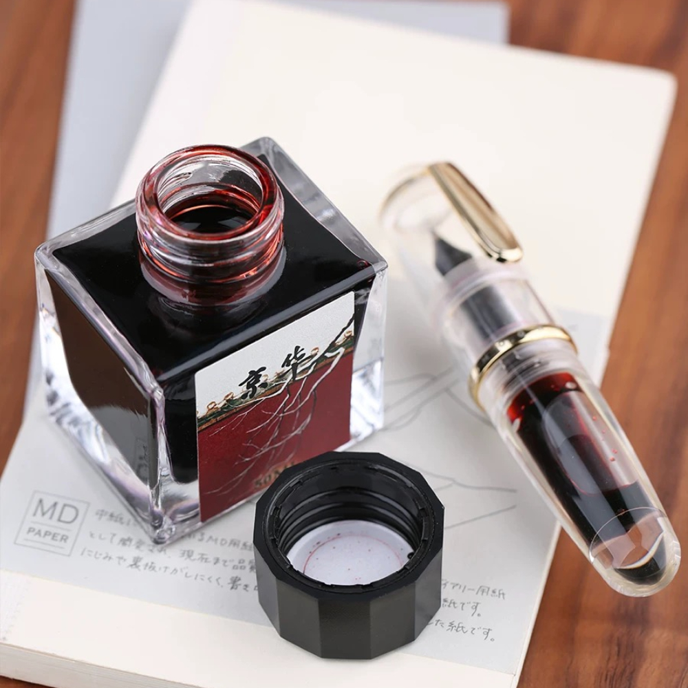 MAJOHN 50ml Fountain Pen Ink V – обзор и цена Fountain Pen Bottled Ink