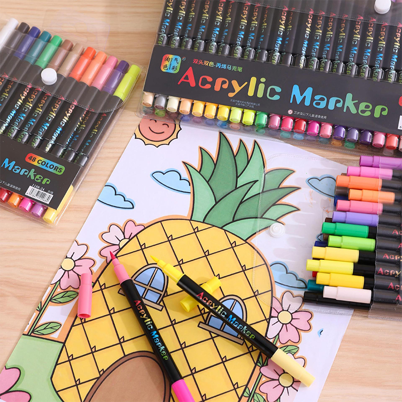 24-120Colors Art Use Acrylic P – обзор и цена Correction Pen Fine
