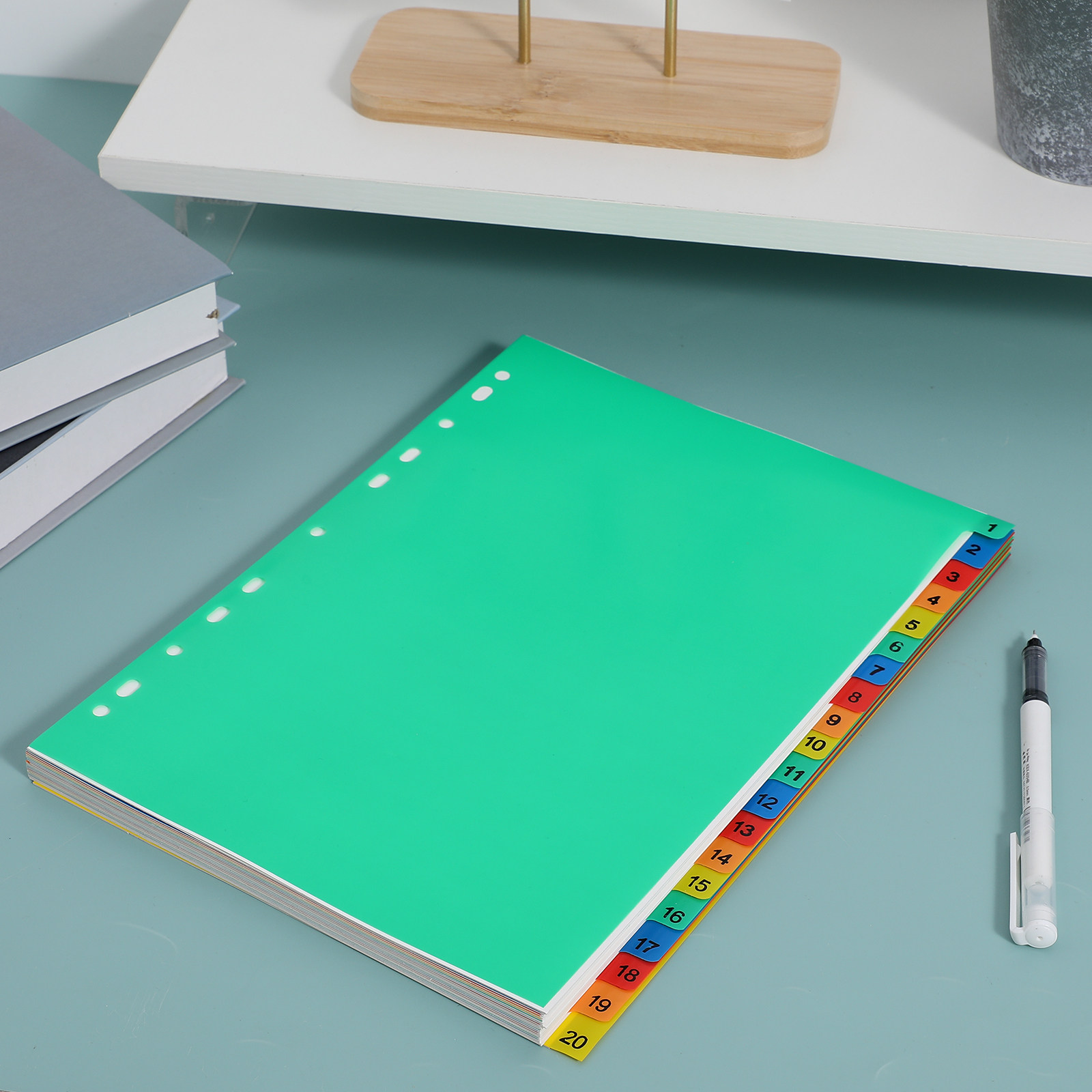20 Pages A4 Colorful Plastic B – обзор и цена Tab Divider A4