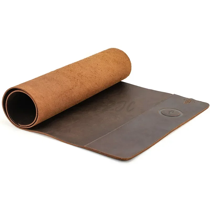 Vintage Cowhide Mouse Pad with – обзор и цена Leather Desk Pad