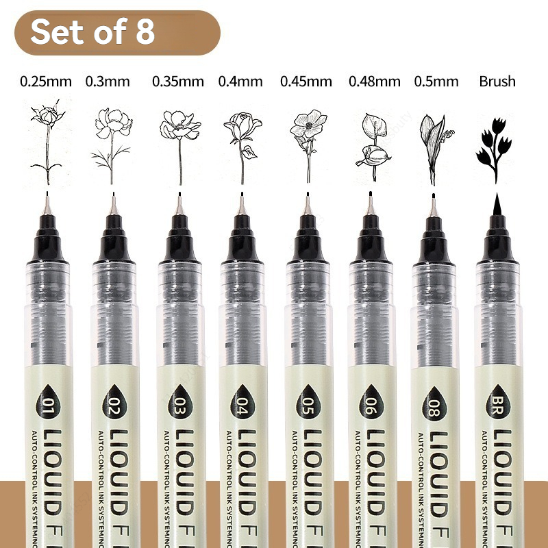 5/8/12 Tibs Black Pen Fine Lin – обзор и цена Correction Pen Fine