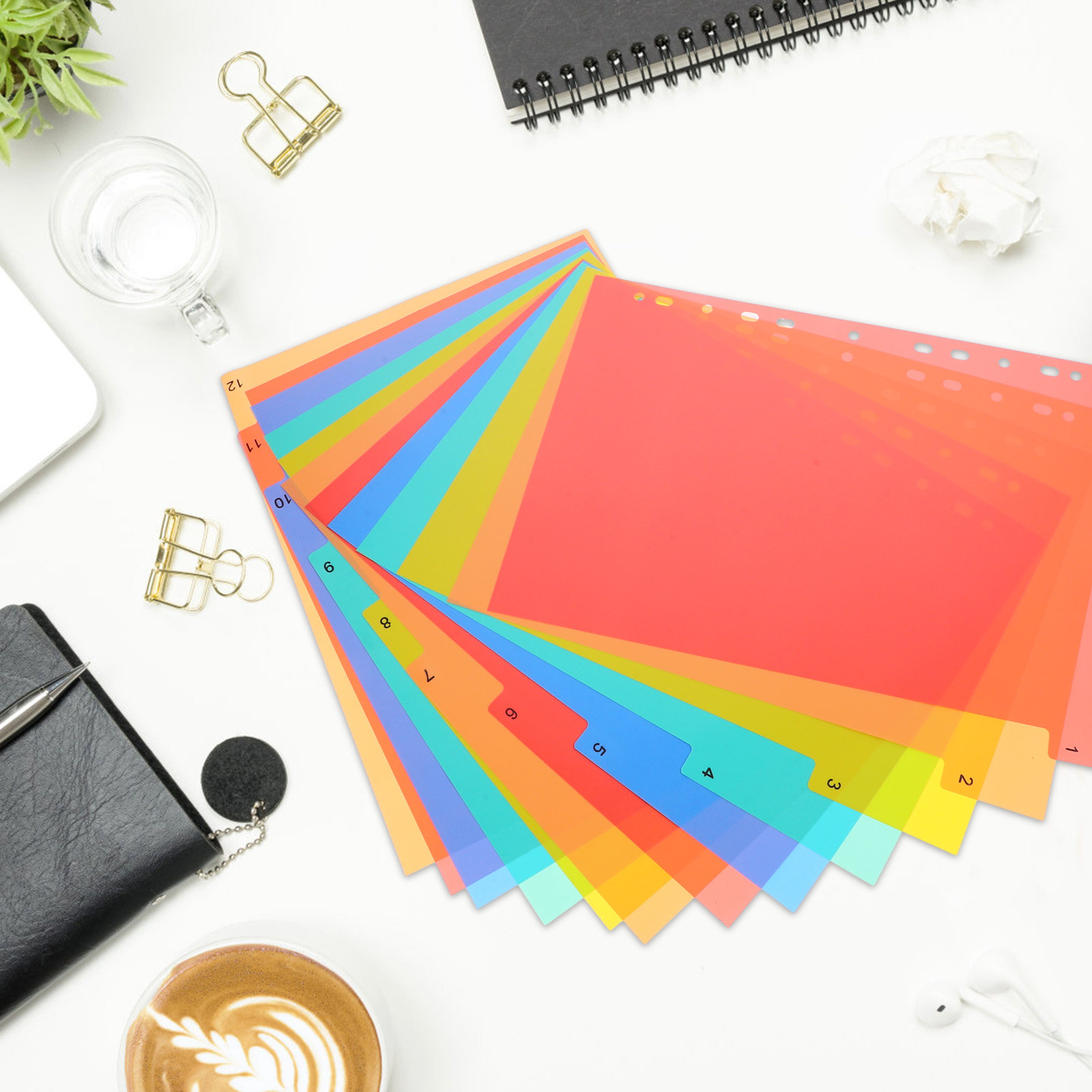 Binder Dividers A4 Colored Pla – обзор и цена Tab Divider A4