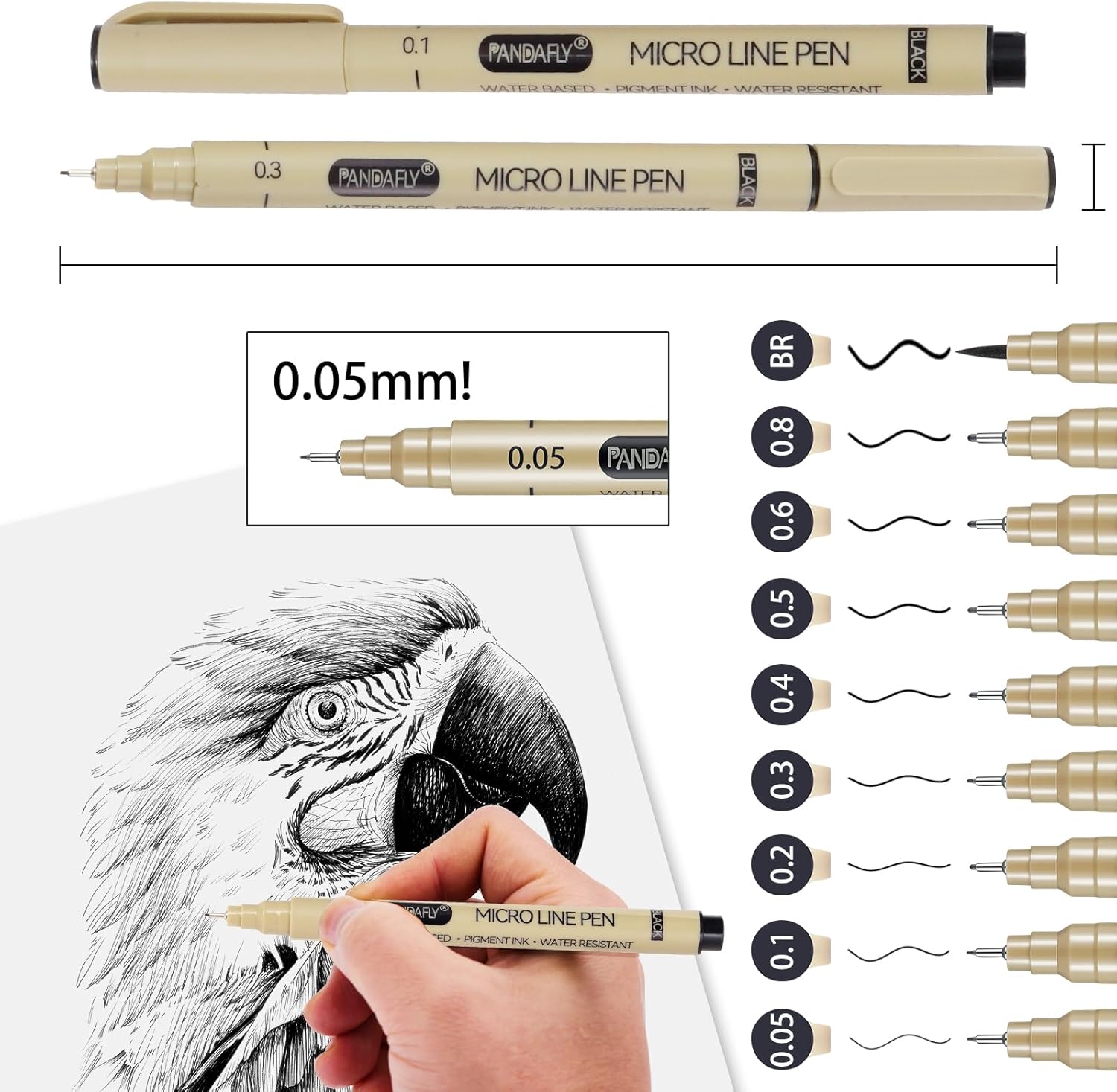 Black Micro-Pen Fineliner Ink  – обзор и цена Archive Box Set