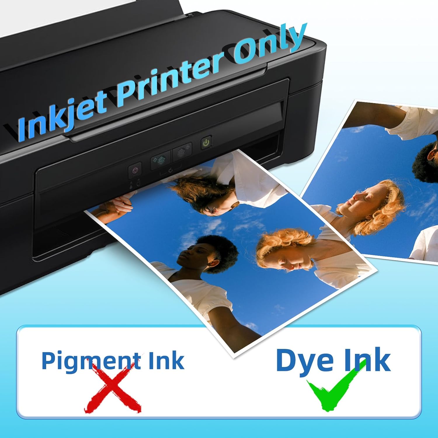 Adhesive Glossy Photo Paper A4 – обзор и цена Ink Blotter Paper