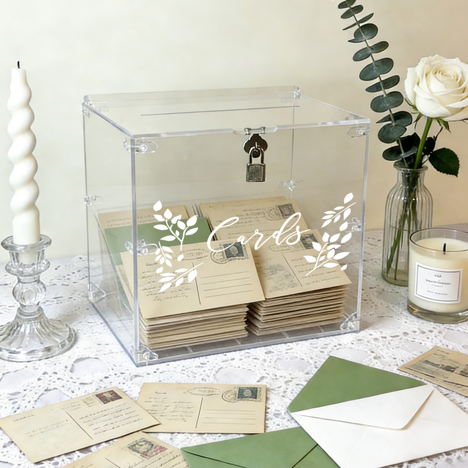 Acrylic Wedding Card Boxes wit – обзор и цена Card Index Box