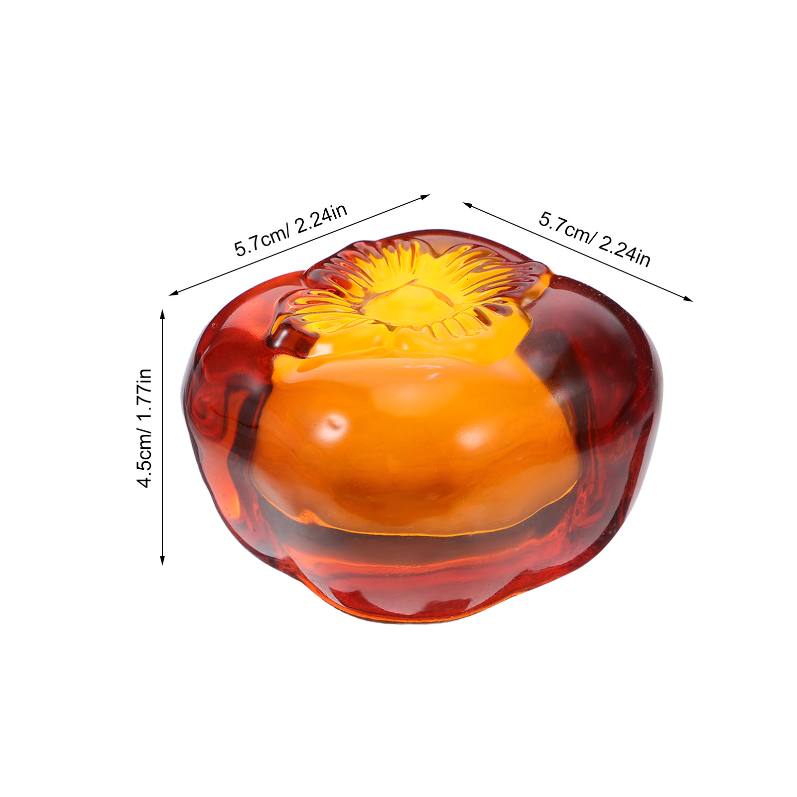 Heavy Glass Persimmon Paperwei – обзор и цена Book Weight Glass