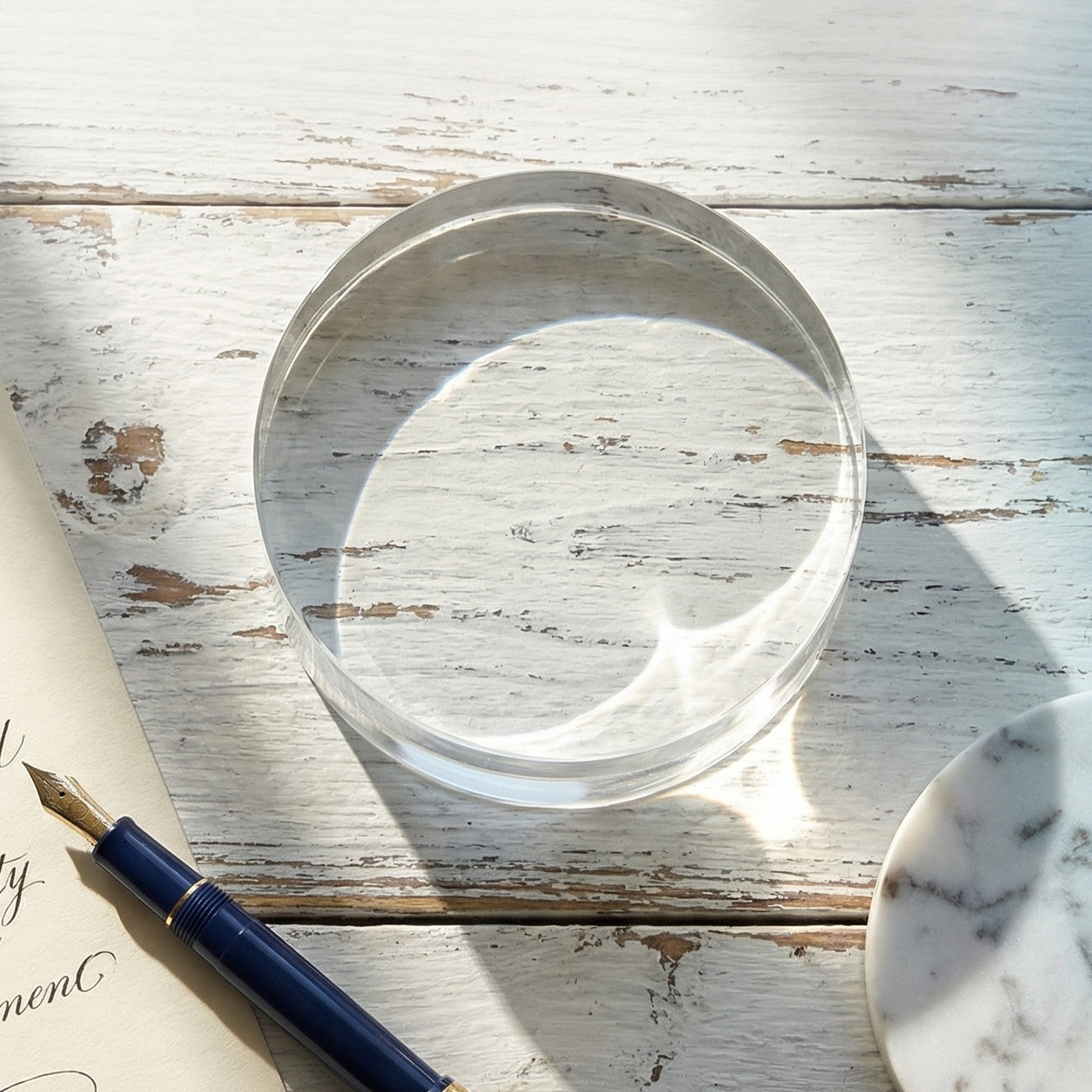 3.15 Inch Round Clear Crystal  – обзор и цена Paper Weight Crystal