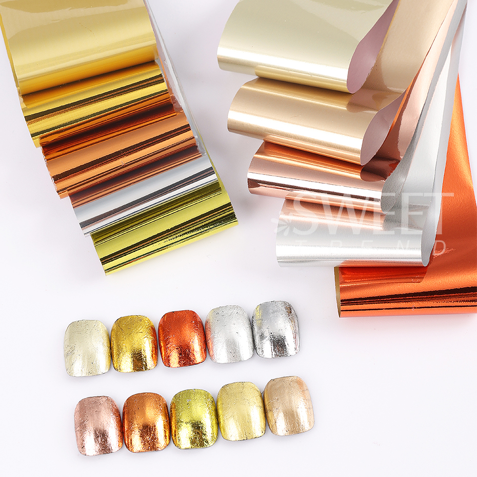 10pcs Metallic Nail Transfer F – обзор и цена Gel Refill Pack