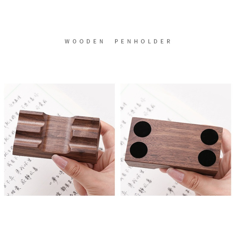 Walnut Wood Pen Holder Stand f – обзор и цена Pen Rest Single