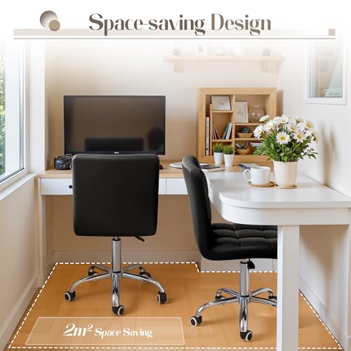 Black PU Leather Swivel Office – обзор и цена Leather Desk Pad