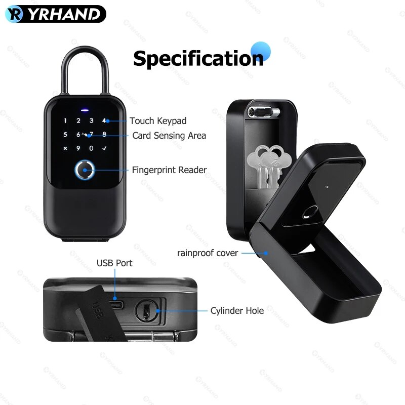 TTlock Smartkey Lock Box Home  – обзор и цена Card Index Box