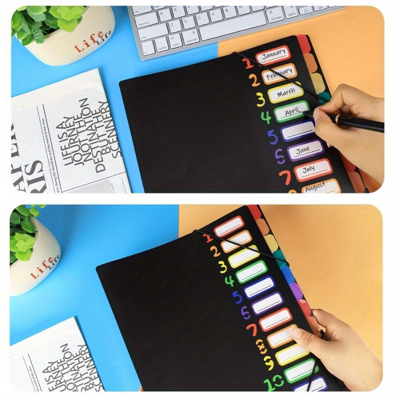 1Pc Black/White Cover Multi-La – обзор и цена Tab Divider A4