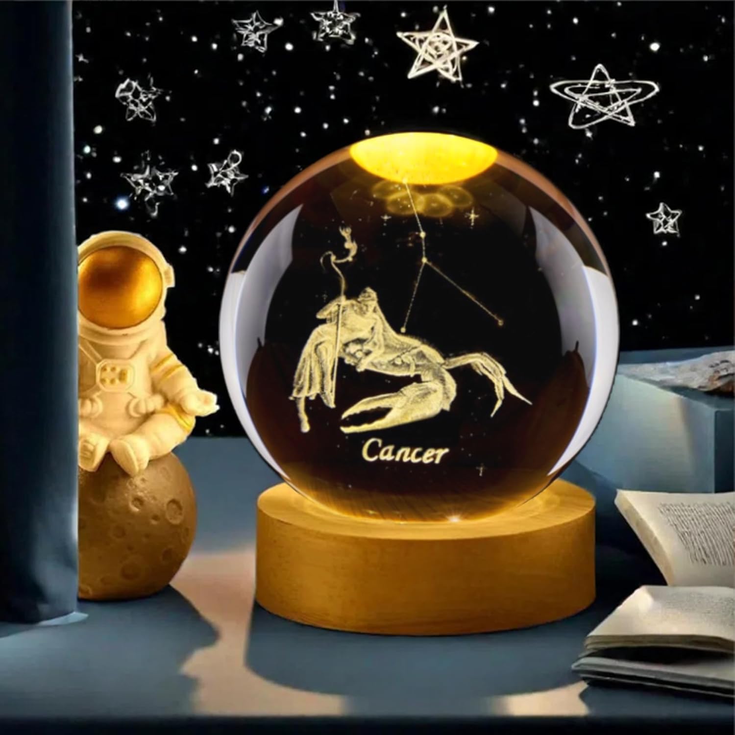 3D Cancer Constellation Crysta – обзор и цена Paper Weight Crystal