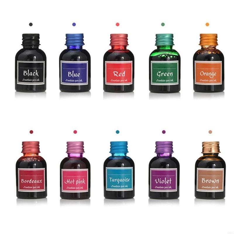 10 Colors 1 Bottle Pure Colorf – обзор и цена Fountain Pen Bottled Ink