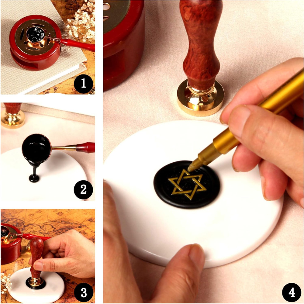 Personalized Wax Sealing Stamp – обзор и цена Wax Seal Stamp Set