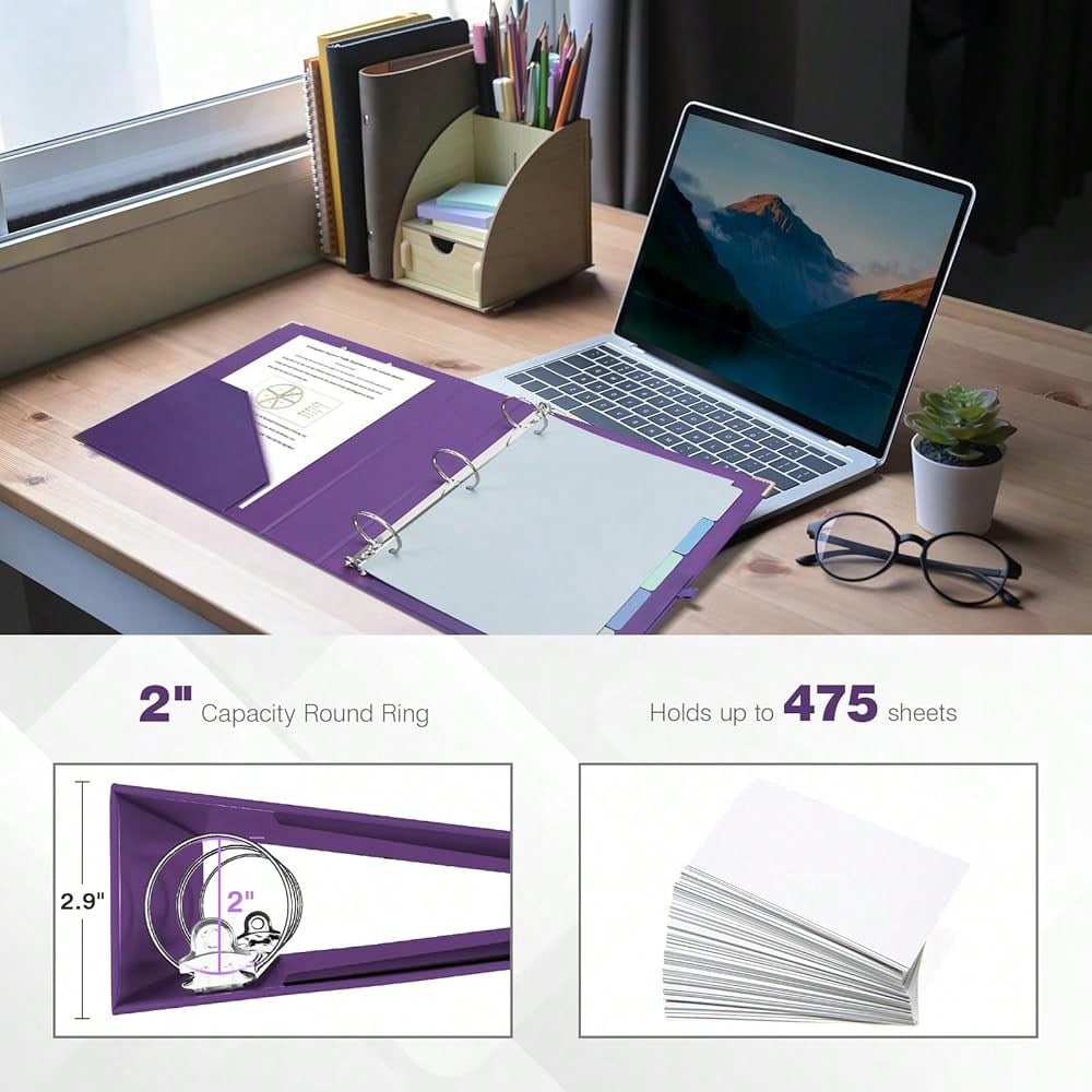 Mini 3 Ring Binder 2 Inch For  – обзор и цена Tab Divider A4