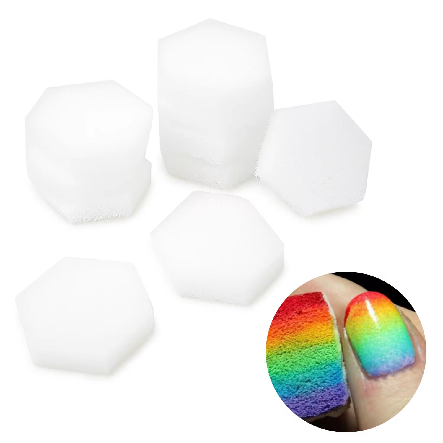 80Pcs Hexagon Soft Sponges, Li – обзор и цена Gel Refill Pack
