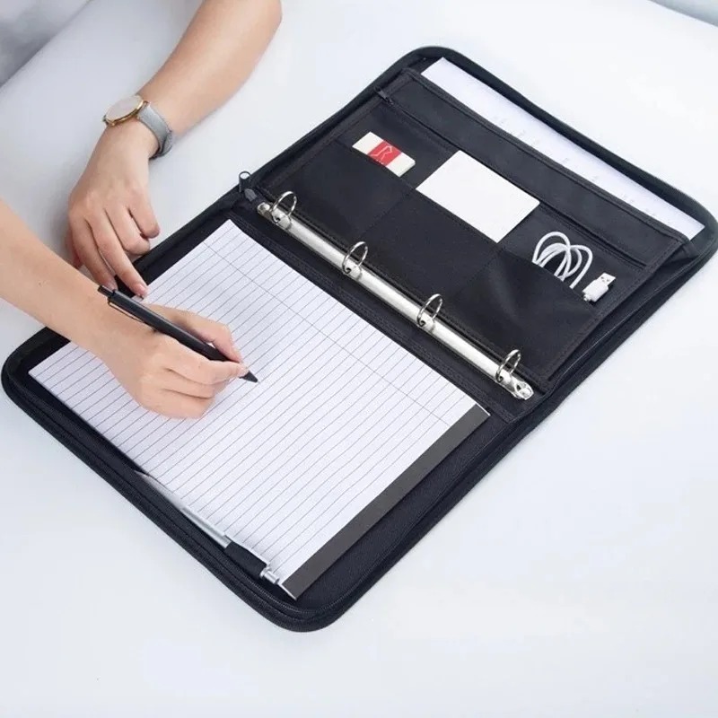 Large Black Business Portfolio – обзор и цена Binder A4 Lever