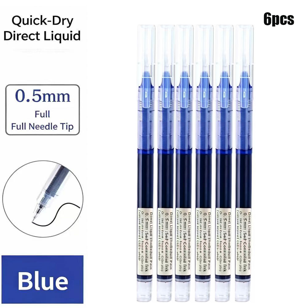 6 Pack Click Gel Pens 0.5mm Bl – обзор и цена Gel Refill Pack