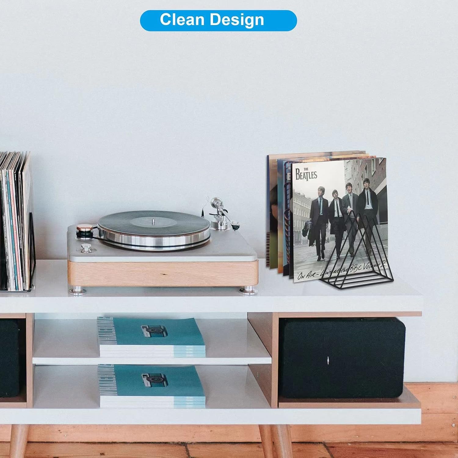 9 Slot Vinyl Record Holder, Tr – обзор и цена Magazine Holder Rack