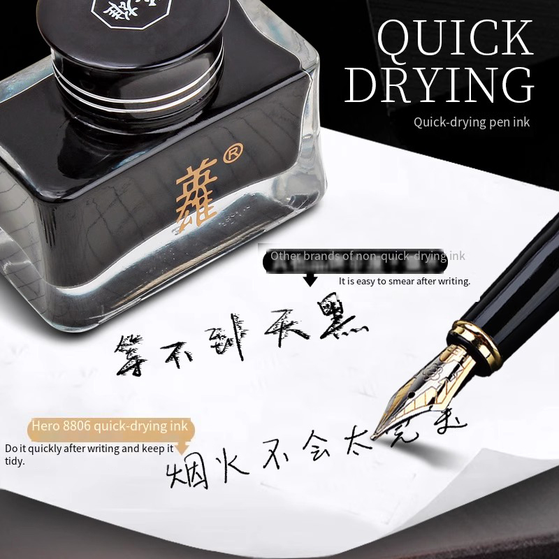 Hero 8806 Black Fountain Pen I – обзор и цена Fountain Pen Bottled Ink