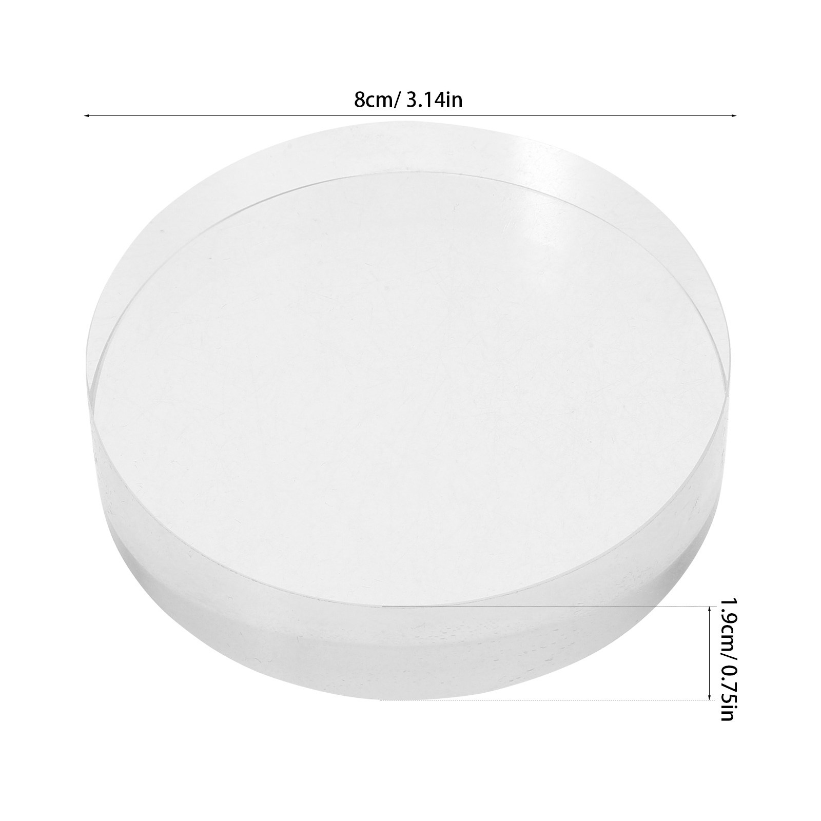 2Pcs Transparent Crystal Round – обзор и цена Book Weight Glass