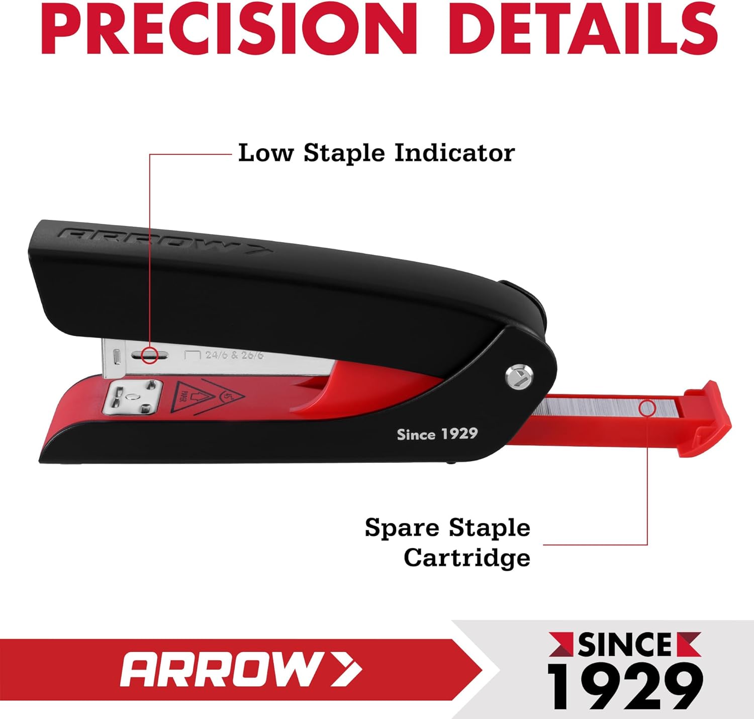 Arrow Office Stapler Set, 25 S – обзор и цена Stapler Half Strip