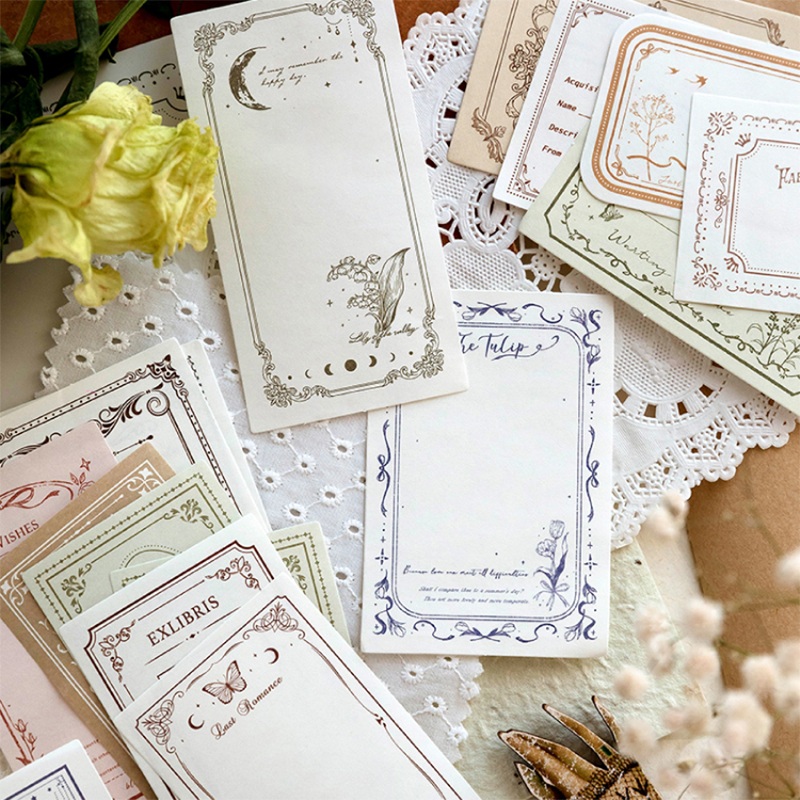100Pcs/Pack Vintage Notes Mate – обзор и цена Ink Blotter Paper