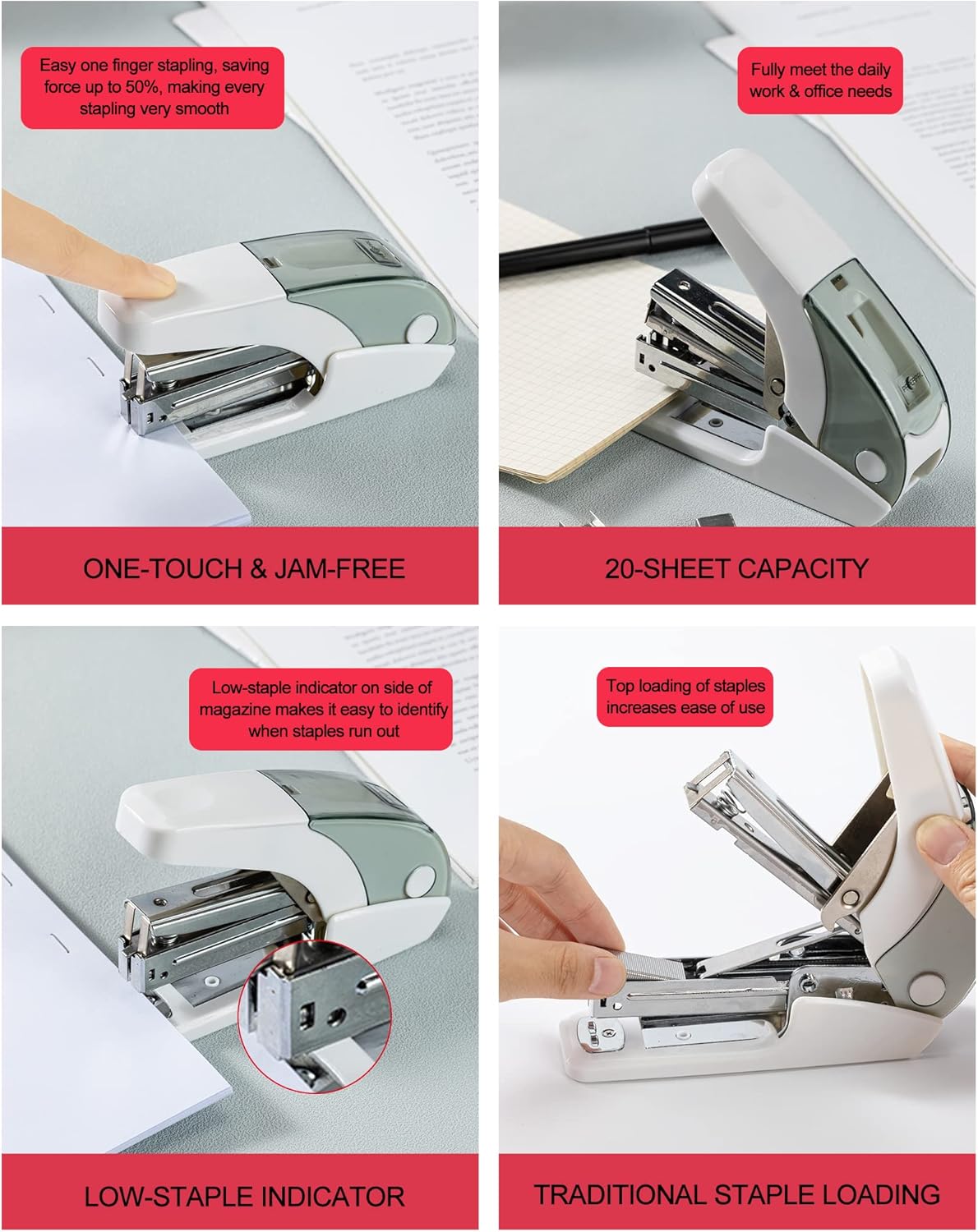 Effortless Standard Stapler Se – обзор и цена Stapler Half Strip