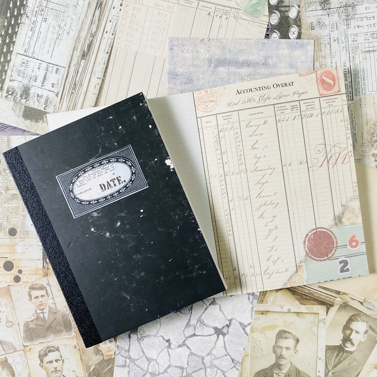 100sheets Vintage Scrapbook Pa – обзор и цена Ink Blotter Paper
