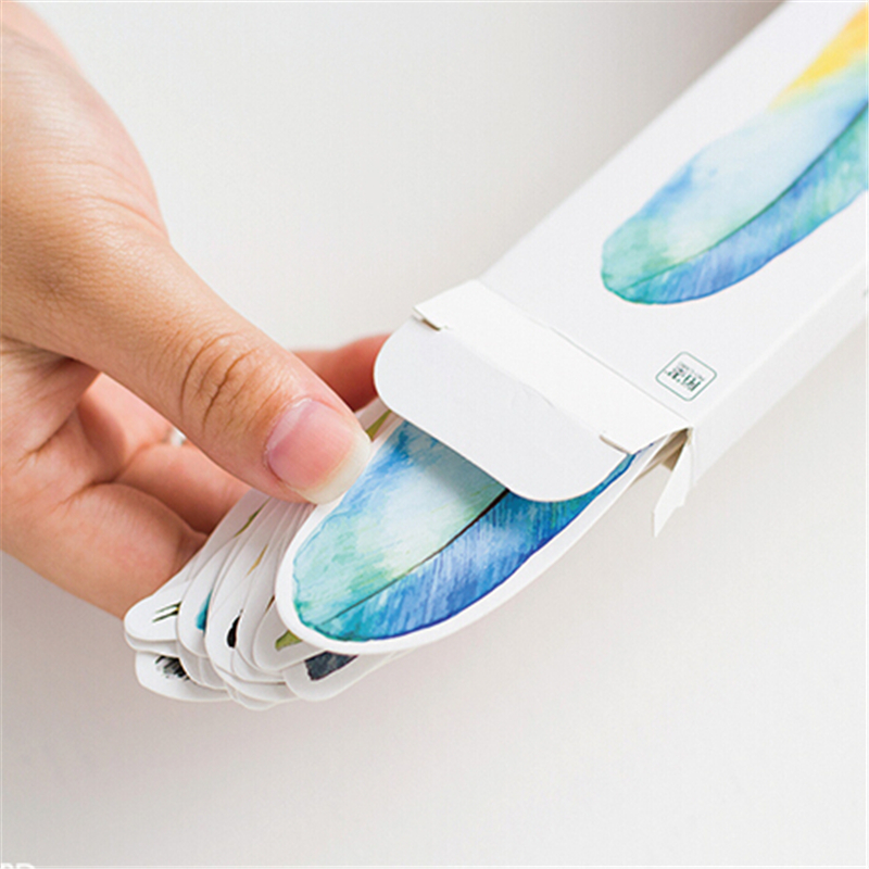 30 Pcs/Set Colorful Feather Pa – обзор и цена Index Card Holder