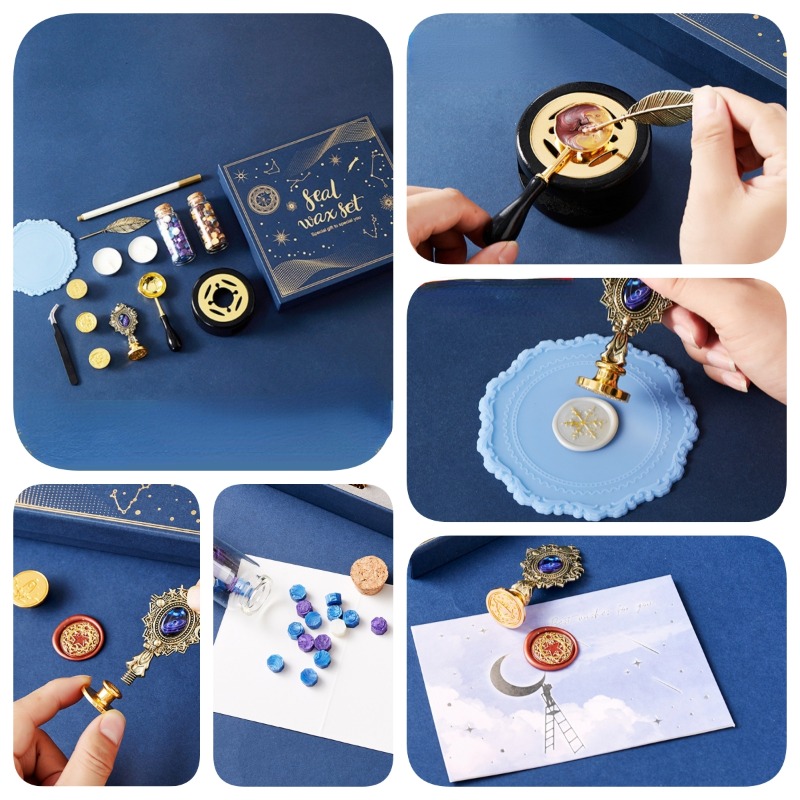 Starry Fire Lacquer Stamp Set  – обзор и цена Wax Seal Stamp Set
