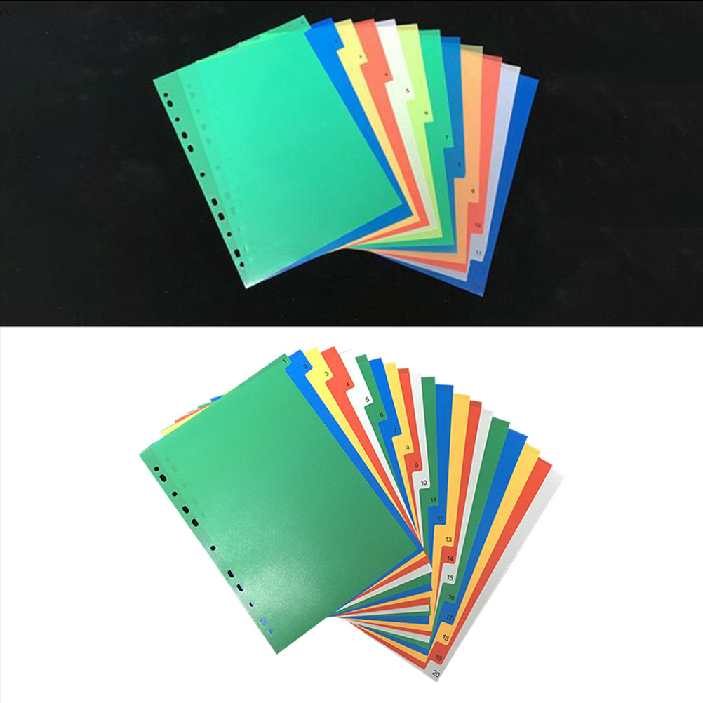 40Pcs Multi Color Index Page D – обзор и цена Tab Divider A4