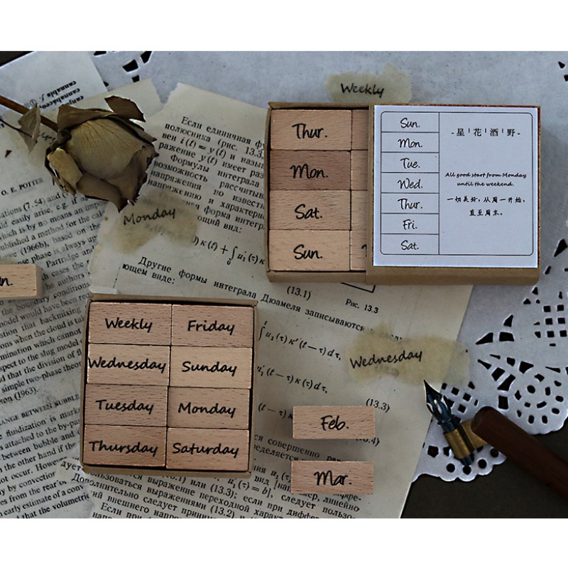 Arabic Numbers Day Month Calen – обзор и цена Rubber Date Stamp