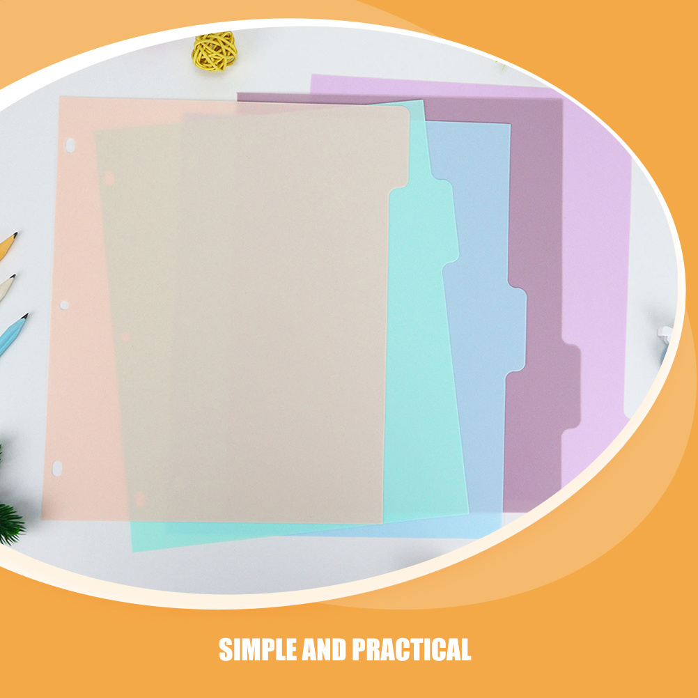 1Set Binder Dividers A4 Size F – обзор и цена Tab Divider A4
